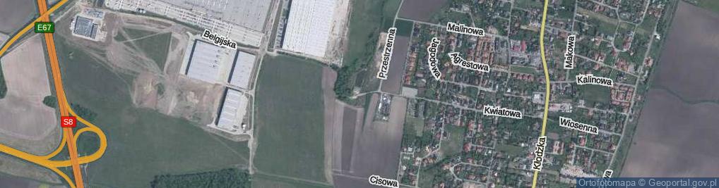 Zdjęcie satelitarne Wiklinowa ul.